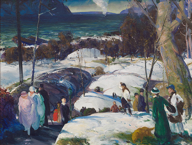 George Bellows, Easter Snow, 1915